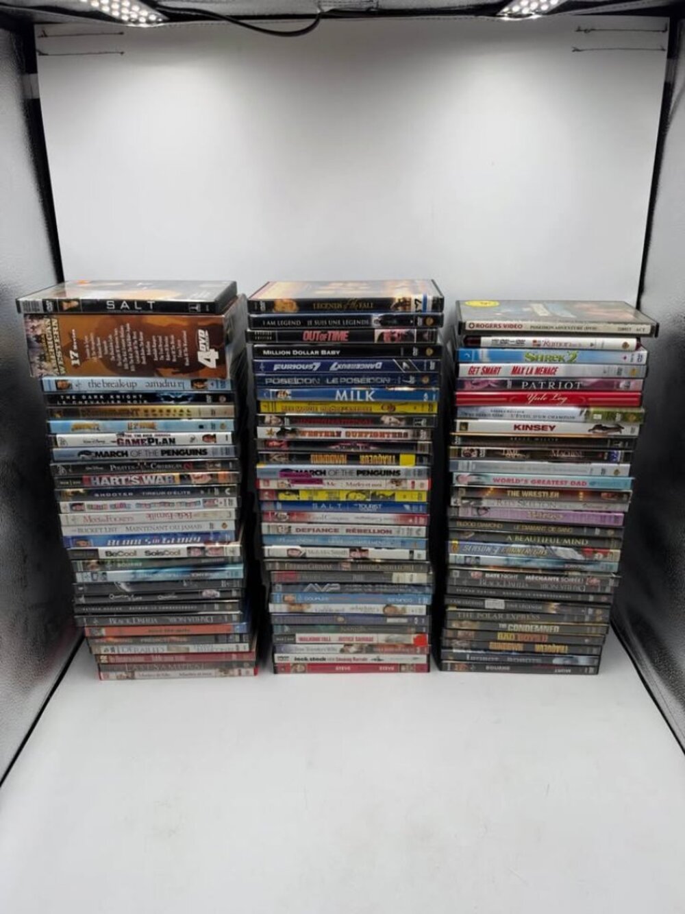 Large Lot of 88 DVD Movies